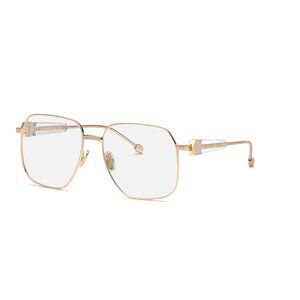 NEW PHILIPP PLEIN EYEGLASSES, GOLD WOMEN EYEWEAR VPP126S 0F47